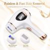 REDFMG Laser Hair Removal for Women - IPL Hair Removal Device With Ice Cooling Technology, Painless Permanent Hair Remover for Reduction in Hair Growt