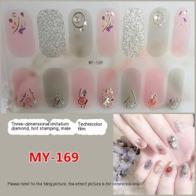 Baking-free Gel Three-dimensional Nail Stickers Full Paste Waterproof And Durable (Option: MY169)