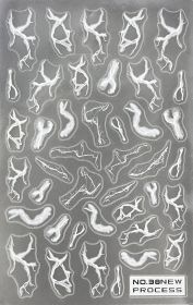 New Craft Thin Tough Frosted Nail Sticker (Option: NO38)