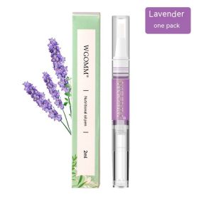 Manicure Nourishment Pen Nail Edge Polish Barbed Nourish And Repair (Option: Lavender)