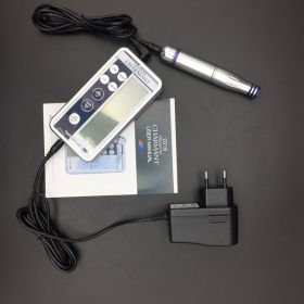 Polypropylene Eyebrow Tattooing Machine Eyeliner Tattoo Semi-permanent All-in-one Machine (Option: European Plug Round Plug-Silver)