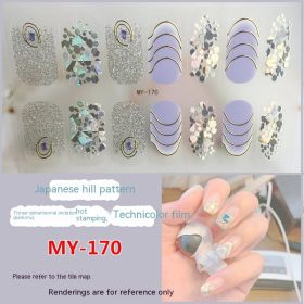 Baking-free Gel Three-dimensional Nail Stickers Full Paste Waterproof And Durable (Option: MY170)