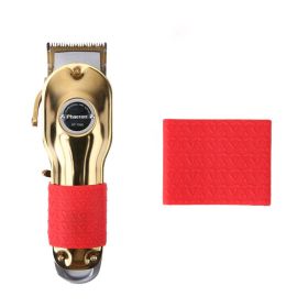 Retro Trim Anti-slip Ring Hair Clipper Silicone Ring (Option: Red Medium)