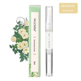 Manicure Nourishment Pen Nail Edge Polish Barbed Nourish And Repair (Option: Jasmine Flower)