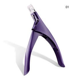 Fashion Personalized Nail Manicure Tools (Option: PAC06-01 Purple)