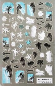 New Craft Thin Tough Frosted Nail Sticker (Option: NO43)