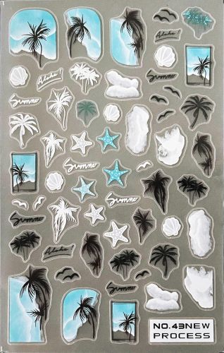 New Craft Thin Tough Frosted Nail Sticker
