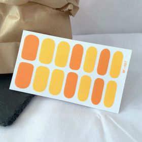 Fashion Tearable Waterproof Nail Sticker (Option: QF457)
