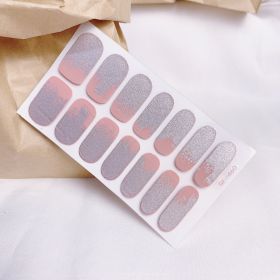 Fashion Tearable Waterproof Nail Sticker (Option: QF460)