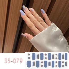 Creative Simple Nail Sticker Full Stickers (Option: Bare Clip Pack-SS079)