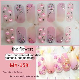 Baking-free Gel Three-dimensional Nail Stickers Full Paste Waterproof And Durable (Option: MY159)