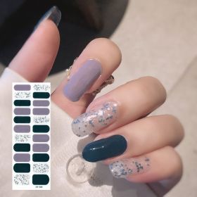 Creative Simple Nail Sticker Full Stickers (Option: Bare Clip Pack-SS089)