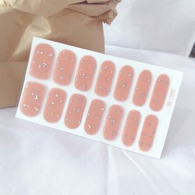 Fashion Tearable Waterproof Nail Sticker (Option: QF450)