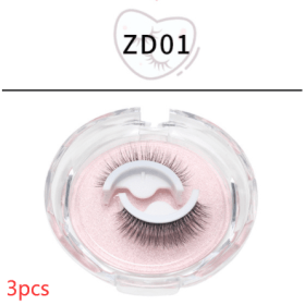 False Eyelashes Self-adhesive Strip (Option: Self adhesive ZD01-3PCS)