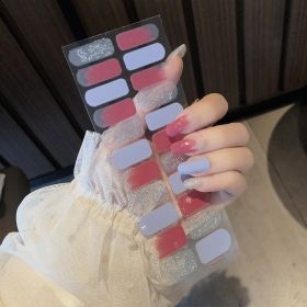 Creative Simple Nail Sticker Full Stickers (Option: Bare Clip Pack-SS087)