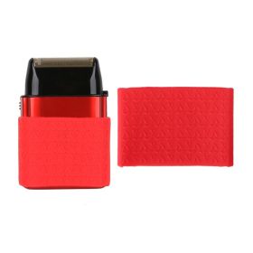 Retro Trim Anti-slip Ring Hair Clipper Silicone Ring (Option: Red Large)