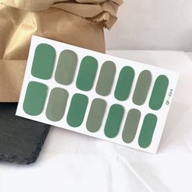 Fashion Tearable Waterproof Nail Sticker (Option: QF454)