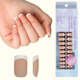 French Manicure Wear Detachable (Option: YMS018300 Pieces)