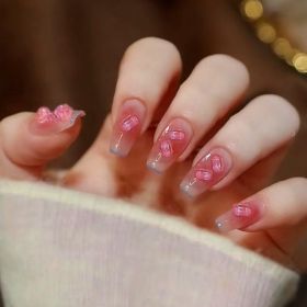 Hand-worn Nail Stickers Fake Nail Patch (Option: X173)
