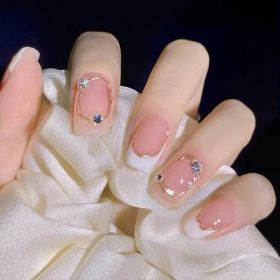 Hand-worn Nail Stickers Fake Nail Patch (Option: X129)