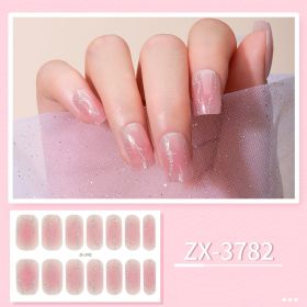 Beauty Nail Sticker Waterproof Nail Applique Nail Sticker (Option: ZX 3782-Nail Stickers And Nail File)