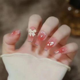 Hand-worn Nail Stickers Fake Nail Patch (Option: X201)