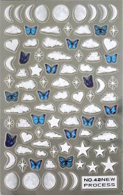 New Craft Thin Tough Frosted Nail Sticker (Option: NO42)