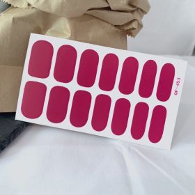 Fashion Tearable Waterproof Nail Sticker (Option: QF453)
