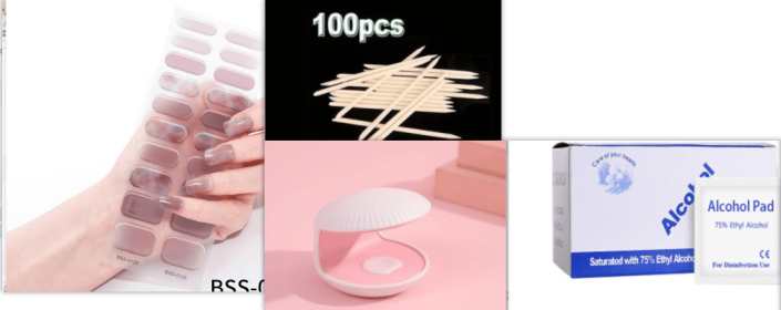 Simple Autumn And Winter Gel Nail Stickers (Option: Suit9)