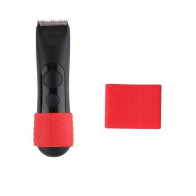 Retro Trim Anti-slip Ring Hair Clipper Silicone Ring (Option: Red Small Size)