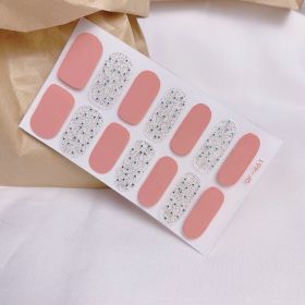 Fashion Tearable Waterproof Nail Sticker (Option: QF461)