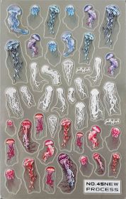 New Craft Thin Tough Frosted Nail Sticker (Option: NO45)