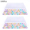 Reusable Eyebrow Brush Tube Disposable Eyelash Brush Eyebrow Brush Replaceable Dust-proof Sparkling Broken Diamond Makeup Brush