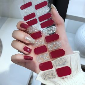 Creative Simple Nail Sticker Full Stickers (Option: Bare Clip Pack-SS070)