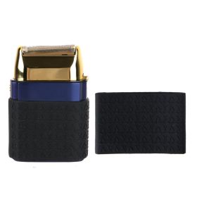 Retro Trim Anti-slip Ring Hair Clipper Silicone Ring (Option: Black Large)