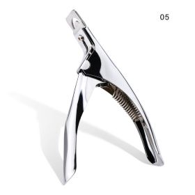 Fashion Personalized Nail Manicure Tools (Option: PAC06-05 Silver)