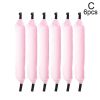 6pcs/set Soft Satin Pillow Rollers Hair Rollers Sleep Hair Styling Tools Hair Curler Rollers Magic Women Kids Curl Flexi Rods