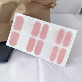 Fashion Tearable Waterproof Nail Sticker (Option: QF451)