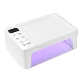 Wear Armor Hand Pillow Manicure Machine UV Lamp (Option: White-EU)